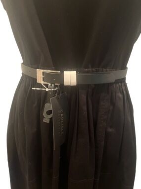 Carlisle / Per Se Black Belt with White Trim NWT